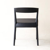 Ronda Dining Chair | Black Frame - Bespoke Leather