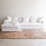 Sketch sloopy L shape fabric sofa bespoke - Originals Furniture Singapore