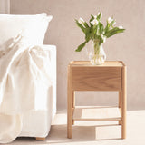 Tye Oak Nightstand | Natural