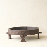 Antique Hand Carved Chakki Low Table | No. 1