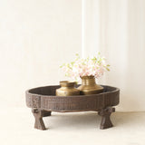 Antique Hand Carved Chakki Low Table | No. 1