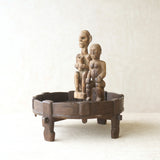 Antique Hand Carved Chakki Low Table | No. 5