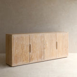Bromo Sideboard | 4 Doors - Old Teak Whitewash (200cm)