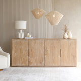 Bromo Sideboard | 4 Doors - Old Teak Whitewash (200cm)