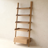 Dolce Wall Shelf with Drawer | Teak (150cm) - Originals Furniture
