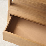 Dolce Wall Shelf with Drawer | Teak (150cm) - Originals Furniture