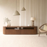 Moher TV Console | Teak - Walnut Stained (230cm)