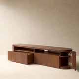 Moher TV Console | Teak - Walnut Stained (230cm)