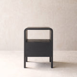 Tegan Bedside Table | Black Teak (55cm)