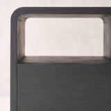 Tegan Bedside Table | Black Teak (55cm)