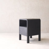 Tegan Bedside Table | Black Teak (55cm)