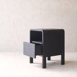 Tegan Bedside Table | Black Teak (55cm)