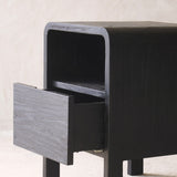 Tegan Bedside Table | Black Teak (55cm)