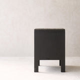 Tegan Bedside Table | Black Teak (55cm)