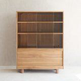 Hiro Sideboard | 2 Glass Doors - Teak