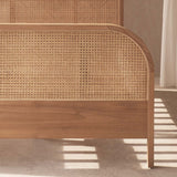 Luna Bed Frame | Teak - Natural (Single)