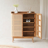 Luna Shoe Cabinet | Teak - Natural (90cm) - Originals Furniture