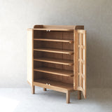 Luna Shoe Cabinet | Teak - Natural (90cm) - Originals Furniture