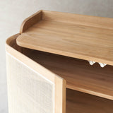 Luna Shoe Cabinet | Teak - Natural (90cm)