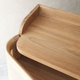 Luna Shoe Cabinet | Teak - Natural (90cm) - Originals Furniture