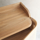 Luna Shoe Cabinet | Teak - Natural (90cm) - Originals Furniture
