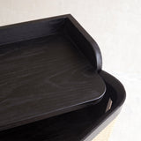 Luna Shoe Cabinet | Teak - Black (90cm)