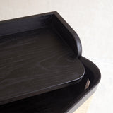 Luna Shoe Cabinet | Teak - Black (90cm) - Originals Furniture