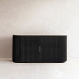 Moher Teak Sideboard | Black (155cm)