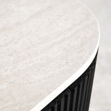 Moher Teak Sideboard | Black (220cm)