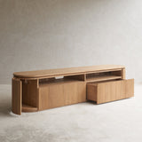 Moher TV Console | Teak - Natural (230cm)
