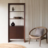 Norman Tall Bookcase | Walnut Stained