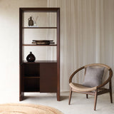 Norman Tall Bookcase | Walnut Stained