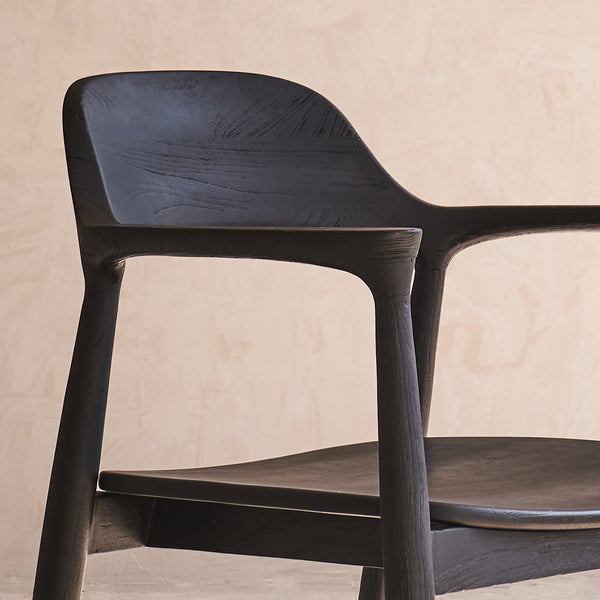 Raku dining chair in black - Originals Furniture Singapore