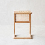 Rattan Side Table | Teak (40cm)