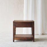 Catalina Bedside Table | Walnut Stained (43cm)