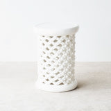 Bamileke Coffee Table | White