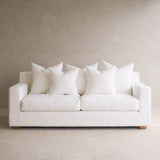 Beccy Fabric Sofa | 3 Seater - Flanders White (216cm)