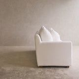 Beccy Fabric Sofa | 3 Seater - Flanders White (216cm)