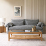 Island Fabric Sofa | Gunmetal