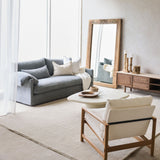 Island Fabric Sofa | Gunmetal