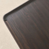 Nell Console | Travertine with Bison Oak Frame (120cm)