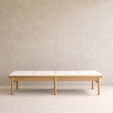 Neuf Fabric Daybed | Oak Frame - Panna Cotta