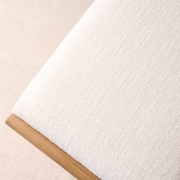 Neuf Fabric Daybed | Oak Frame - Panna Cotta