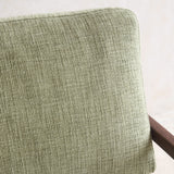 Nysse Fabric Armchair | Espresso Oak Frame - Glen