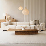 Peal Modular Sofa | 5 Seater - Porcelain (330cm)
