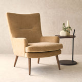 Pelagonia Fabric Armchair | Latte Oak - Canopy