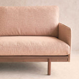 Pensive Sofa | Walnut - Bespoke Fabric