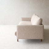 Pensive 2.5 Seater Fabric Sofa | Latte Oak - Wholewheat