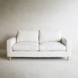 Ponte Fabric Sofa | Oak - Chalk