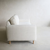 Ponte Fabric Sofa | Oak - Chalk